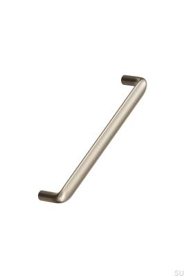 Tirador alargado para muebles Cobra 160, metal dorado cepillado