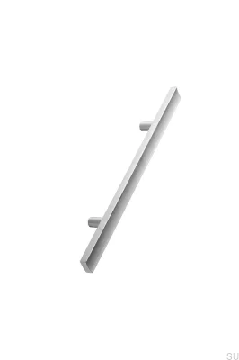 Tirador largo para muebles Calliope 320, acero, plateado, pulido