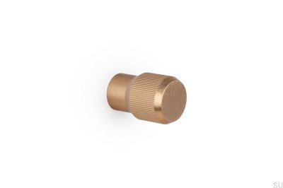 Perilla para muebles de aluminio Brooklyn 20 en dorado cepillado Cava