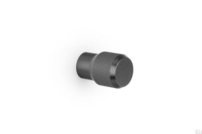 Perilla para muebles Brooklyn 20 de aluminio y titanio negro