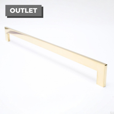 Tirador para mueble Clean Cut 432 Latón Dorado Pulido Sin Pintar