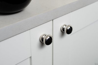 Tirador para muebles Bubble 20, acero inoxidable pulido