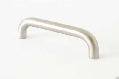 Mango largo para muebles Grip 143, acero inoxidable cepillado