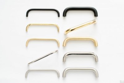 Mango largo para muebles Grip 143, acero inoxidable cepillado