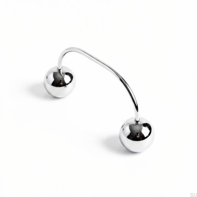 Tirador alargado para mueble 10 96 Latón Cromado