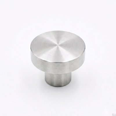 Pomo para mueble Marbelo 01, acero cepillado