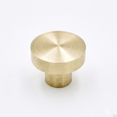 Pomo para mueble Marbelo 01 Latón cepillado Sin pintar