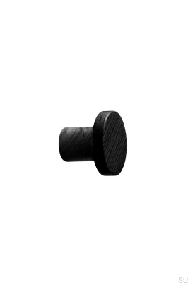 Tirador de mueble de madera de roble negro, circunferencia 48