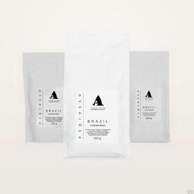 Café Espresso Natural Miaki de Brasil, 500 granos