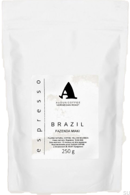 Café espresso natural Miaki de Brasil, 250 granos