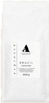 Café espresso natural Miaki de Brasil, 1000 granos