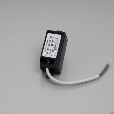 Módulo compensador LED para regulador de intensidad, color negro, estándar europeo.