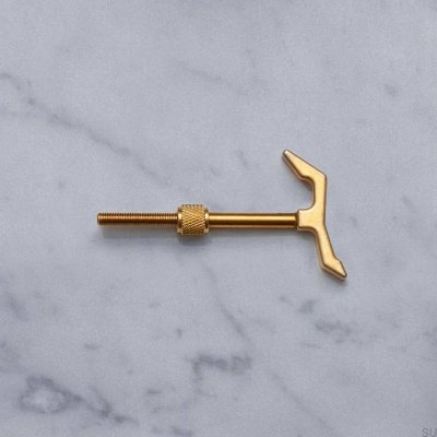 Colgador de pared de latón Cross 45