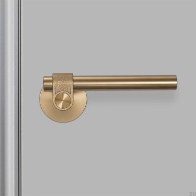 Manija de puerta de latón fundido 38