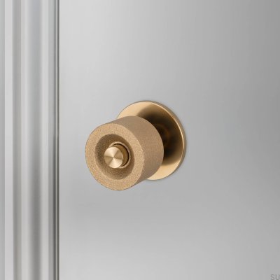 Pomo de puerta de doble cara, fundido en latón 57.