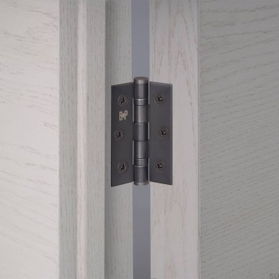 Bisagras para puerta de latón bronce quemado de 76 x 51 x 2 mm (juego de 2)