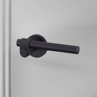 Manija de puerta negra para soldador, fabricada en acero fundido 38.