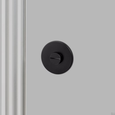 Cerradura de pomo lineal de acero negro para soldadores