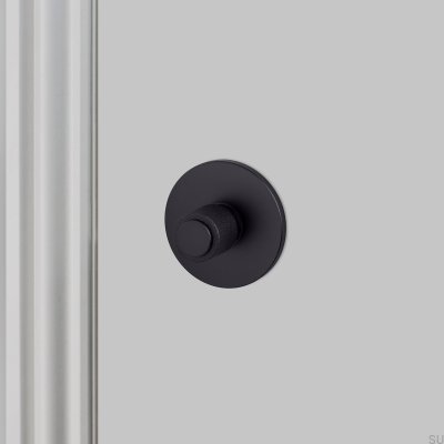 Cerradura de pomo de acero fundido negro para soldadores