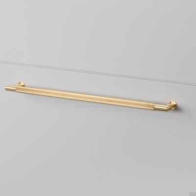 Tirador alargado para mueble Linear 325 de latón