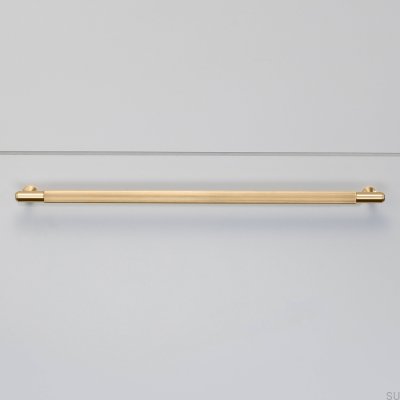Tirador alargado para mueble Linear 325 de latón