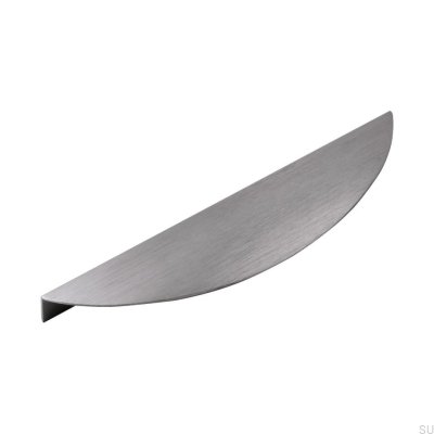 Edge Bow 350 Tirador para mueble borde plateado