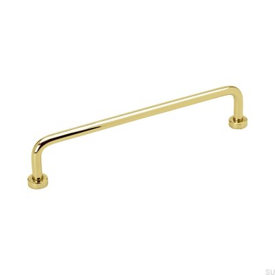 Tirador para mueble Lounge 160, latón pulido