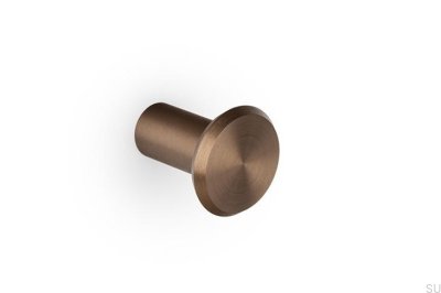Colgador de pared Fase 33 de aluminio marrón cepillado ecológico