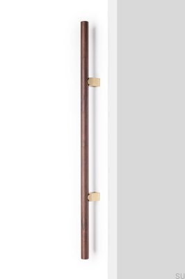 Kumo Wood Big 640 Madera de nogal con detalles dorados cepillados