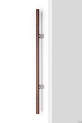 Kumo Wood Big 640 Madera de nogal con aluminio plateado cepillado