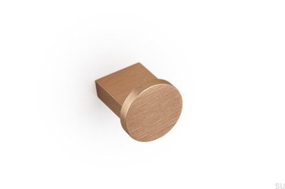 Tirador de aluminio Nexx 25 para muebles, acabado dorado cepillado Cava