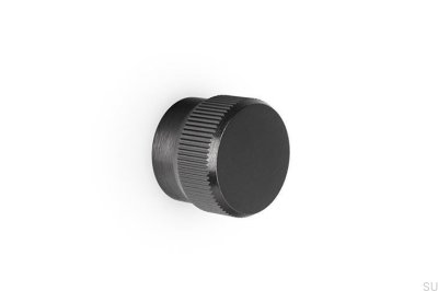 Tirador para muebles Brooklyn Big 40 de aluminio negro titanio