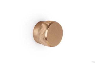 Tirador de aluminio Brooklyn Big 40, color oro cepillado Cava