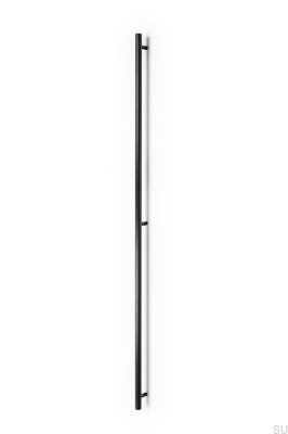Tirador alargado para muebles Boto 960, aluminio negro cepillado.
