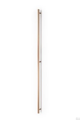 Tirador alargado para muebles Boto 960, aluminio dorado cepillado, Cava