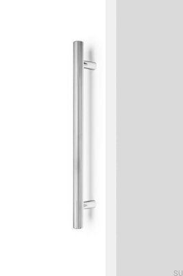 Tirador alargado para muebles Boto Big 320, aluminio, niquelado, pulido.