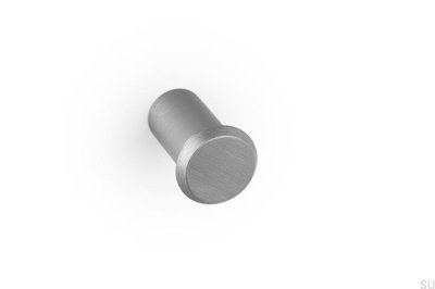 Tirador para muebles Fase 23, aluminio plateado cepillado.