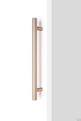Tirador de mueble alargado de un solo lado Boto Big 320, oro cepillado, Cava