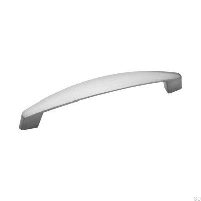 Tirador para mueble rectangular 44324128 Silver Brushed