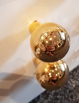 Pomo para mueble 8322 Oro pulido, Lacado