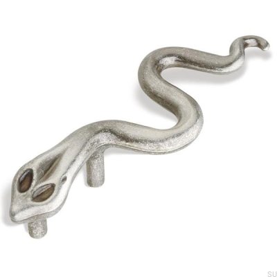 Tirador para mueble rectangular Orm Snake Antique black