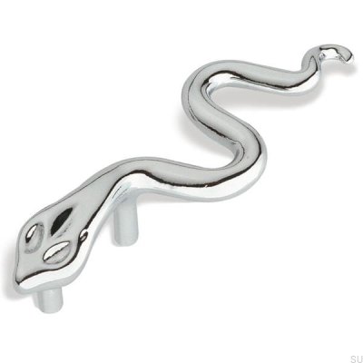 Tirador para mueble rectangular Orm Hose Cromo pulido