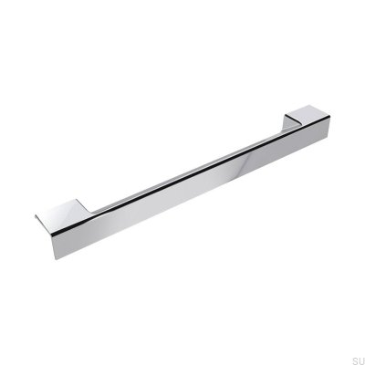 Tirador para mueble longitudinal Dua 210 Cromo pulido
