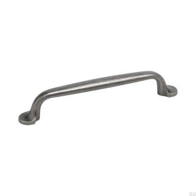 Tirador para mueble alargado 7032 128 Hojalata lacada