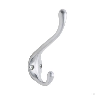 Perchero de pared Lagan Cromo cepillado