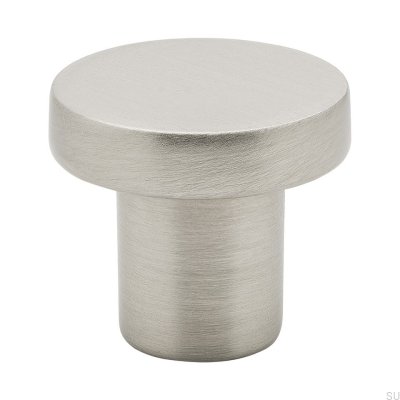 Pomo para muebles 2078 Metal Plateado (Aspecto Inox)