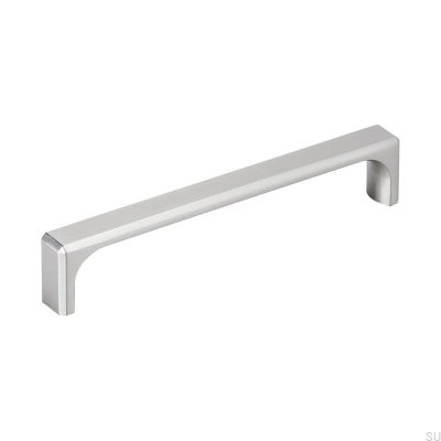 Tirador para mueble Fold 160, plata cepillado