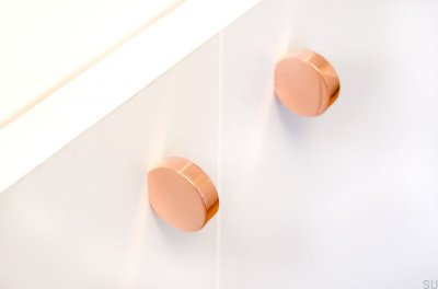 Pomo para mueble Globe 20 Cobre pulido sin pintar