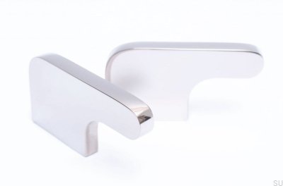 Tirador para mueble Soft Cut 55 Acero inoxidable pulido