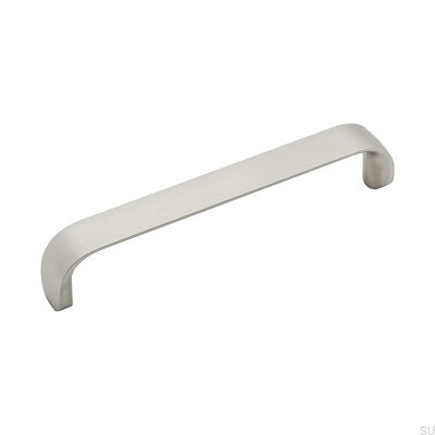 Tirador para mueble Time 128, plata cepillada